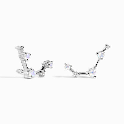 Boucles d'oreilles en pierre de lune - Constellation du Bélier