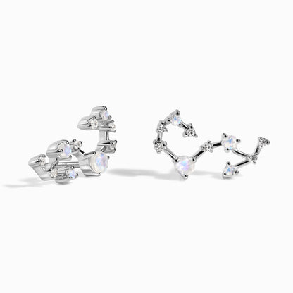 Boucles d'oreilles en pierre de lune - Constellation du Scorpion