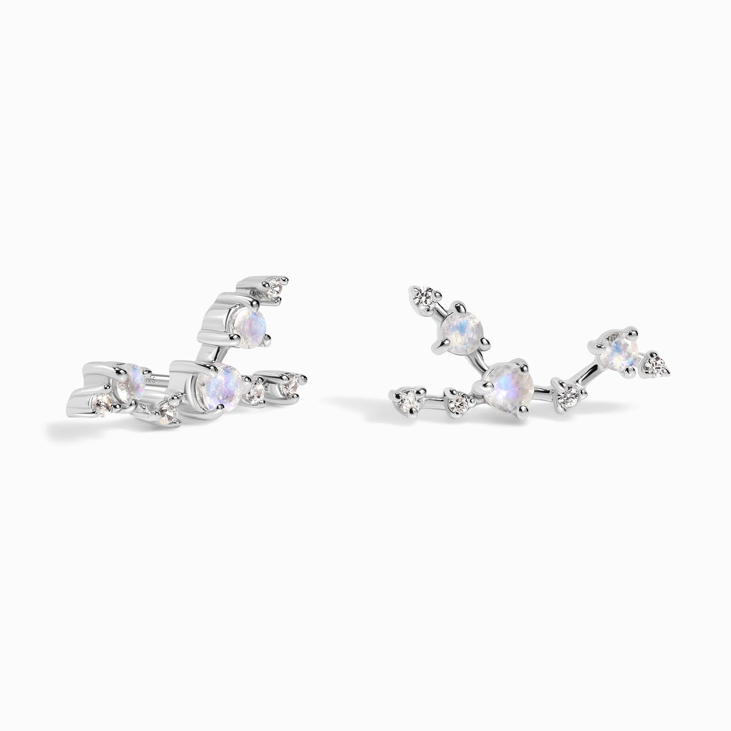 Boucles d'oreilles en pierre de lune - Constellation du Taureau