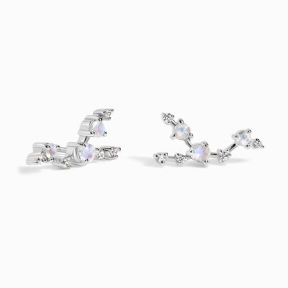 Boucles d'oreilles en pierre de lune - Constellation du Taureau