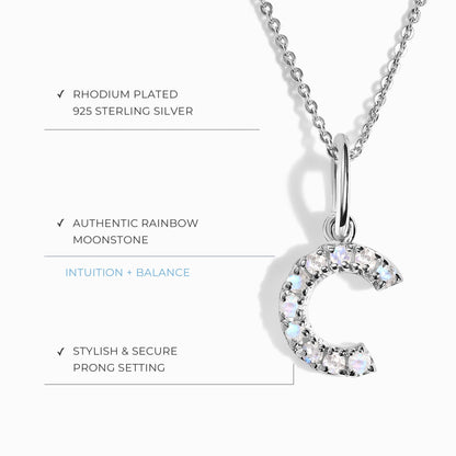Collier Pierre de Lune - Alphabet