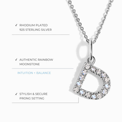 Collier Pierre de Lune - Alphabet