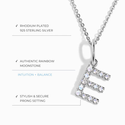 Collier Pierre de Lune - Alphabet