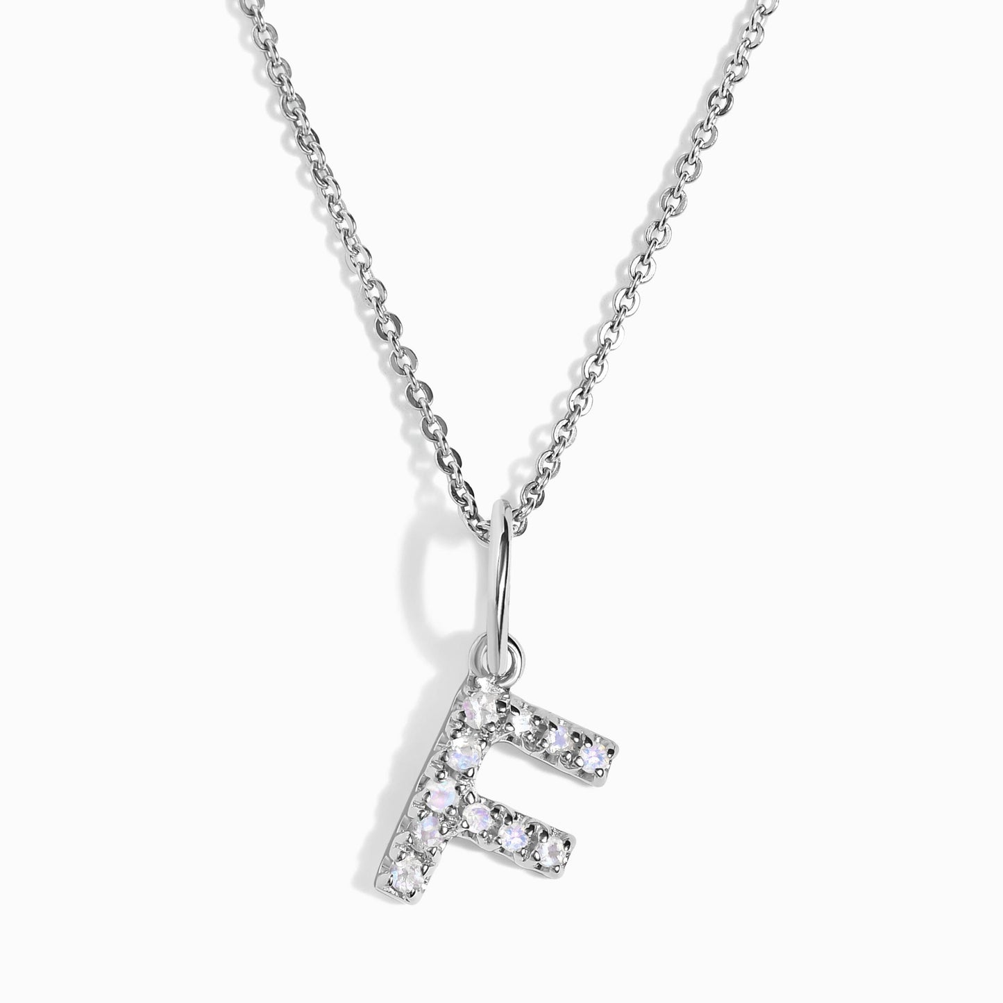 Collier Pierre de Lune - Alphabet