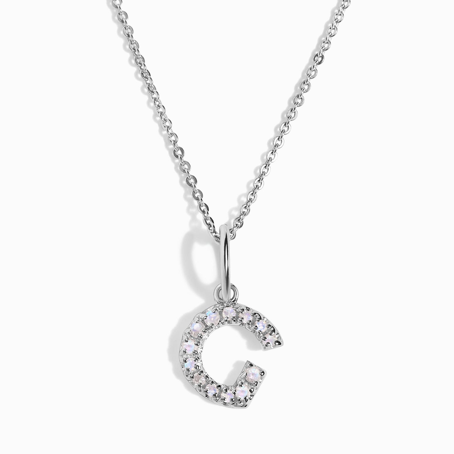 Collier Pierre de Lune - Alphabet