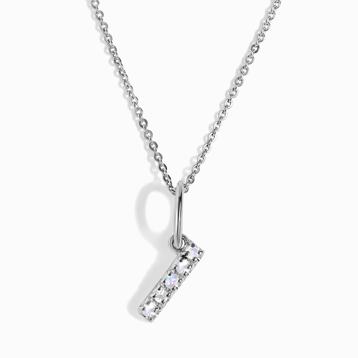 Collier Pierre de Lune - Alphabet