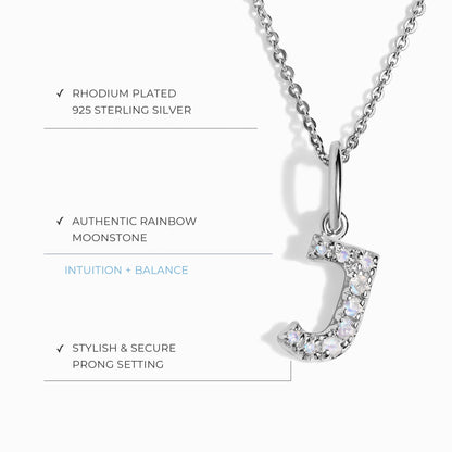 Collier Pierre de Lune - Alphabet