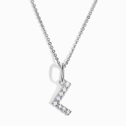 Collier Pierre de Lune - Alphabet
