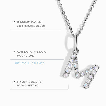 Collier Pierre de Lune - Alphabet