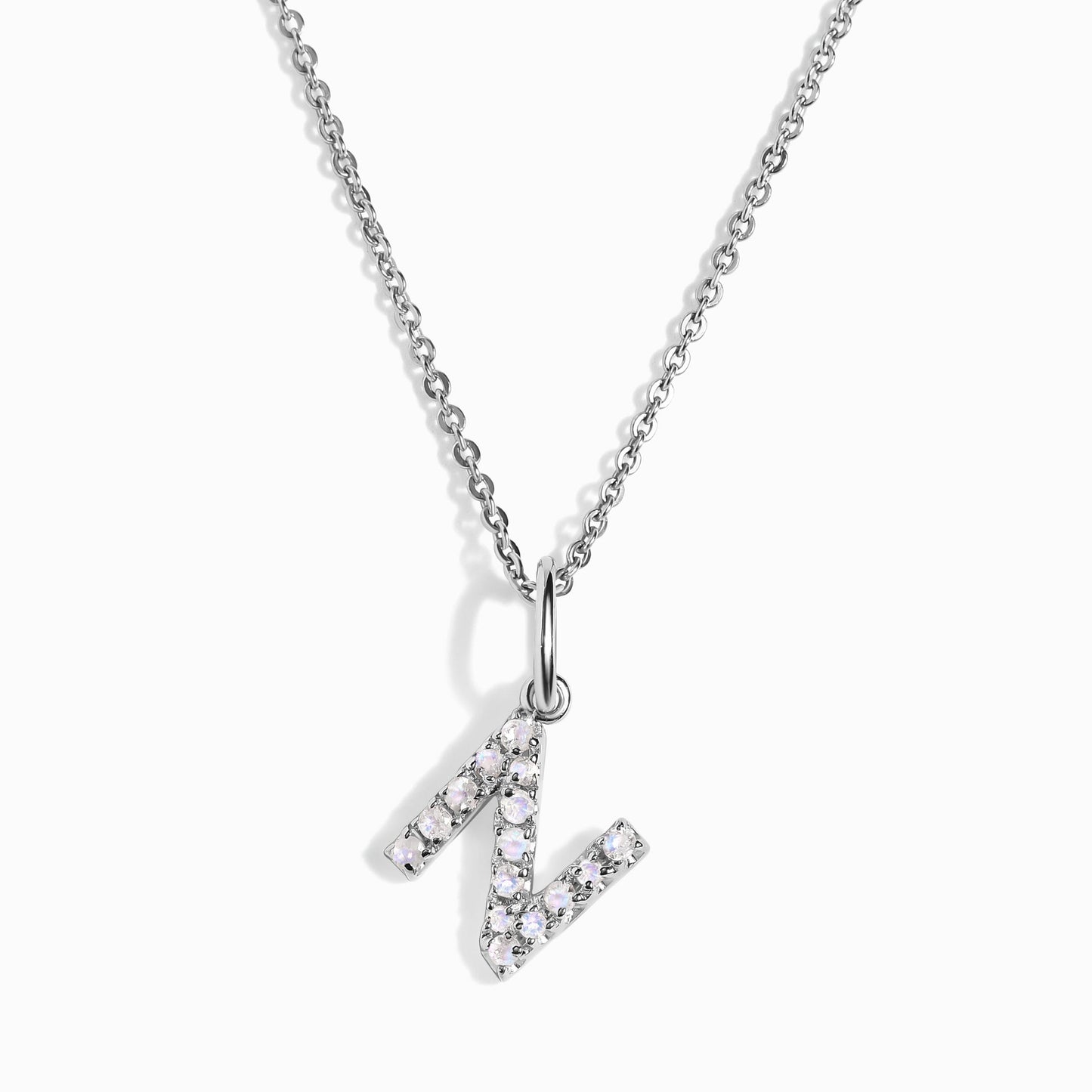 Collier Pierre de Lune - Alphabet