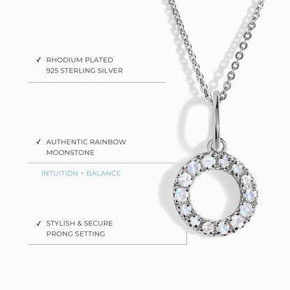 Collier Pierre de Lune - Alphabet