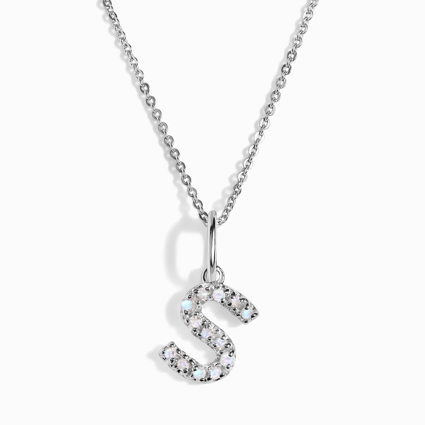 Collier Pierre de Lune - Alphabet
