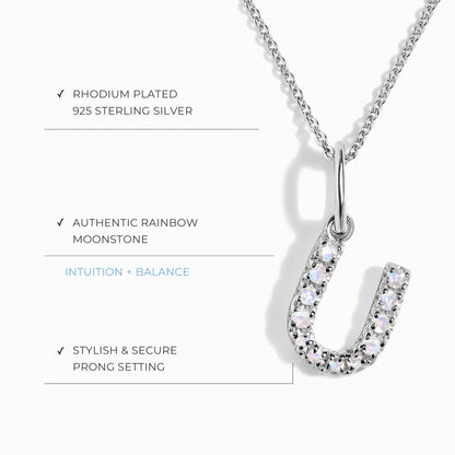 Collier Pierre de Lune - Alphabet