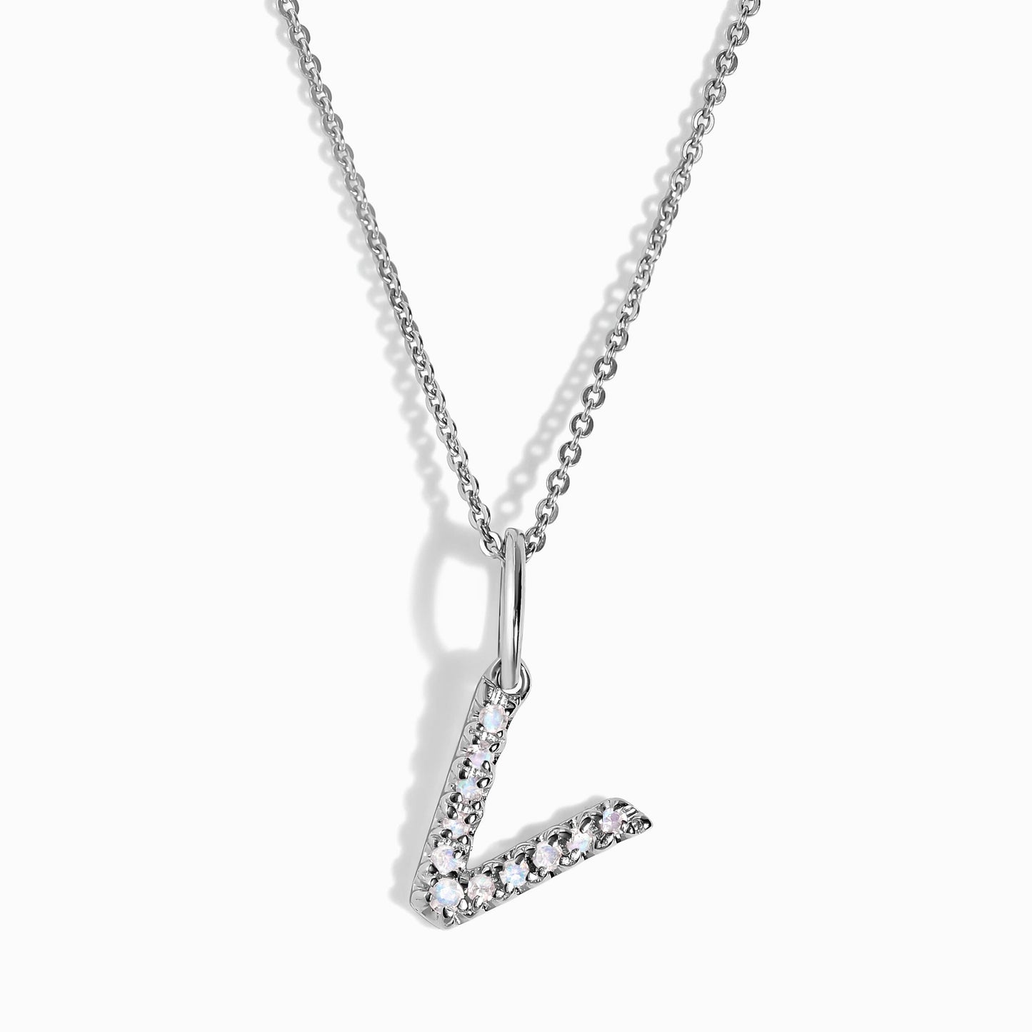 Collier Pierre de Lune - Alphabet