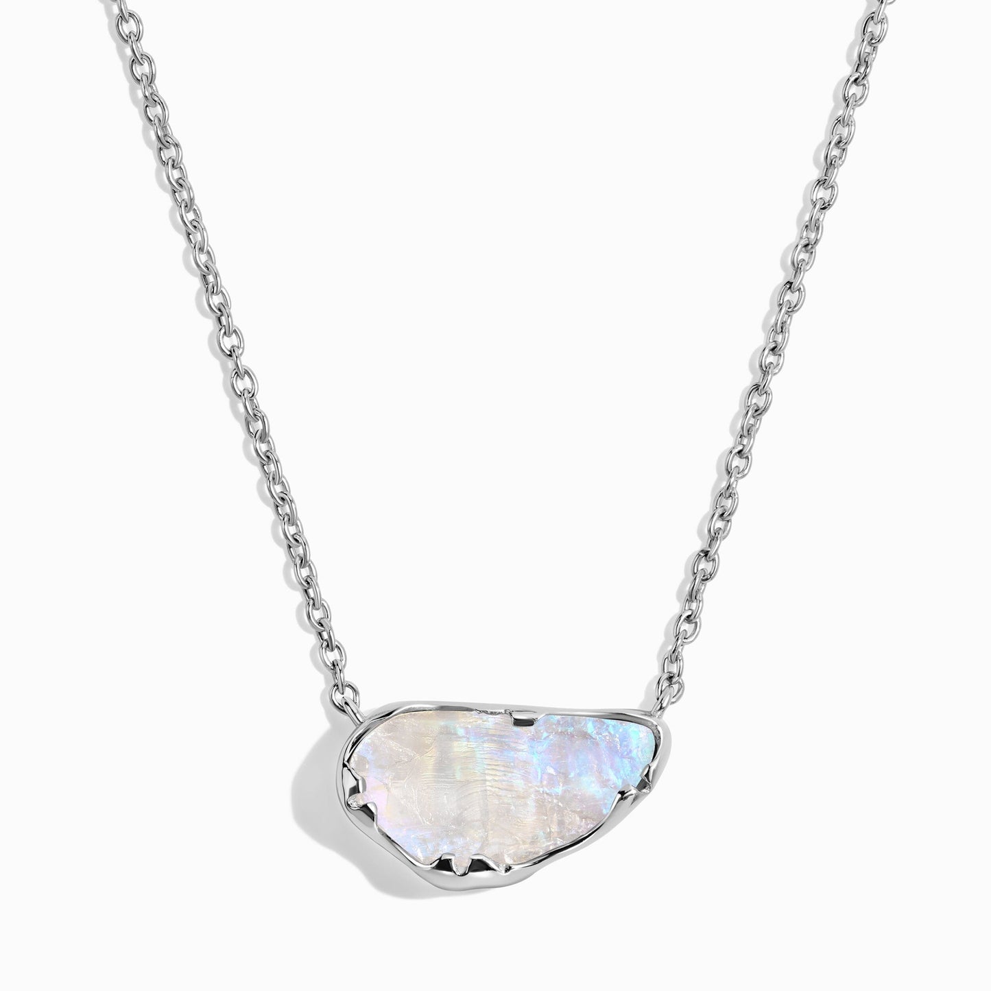 Collier en cristal brut - Pierre de lune sacrée