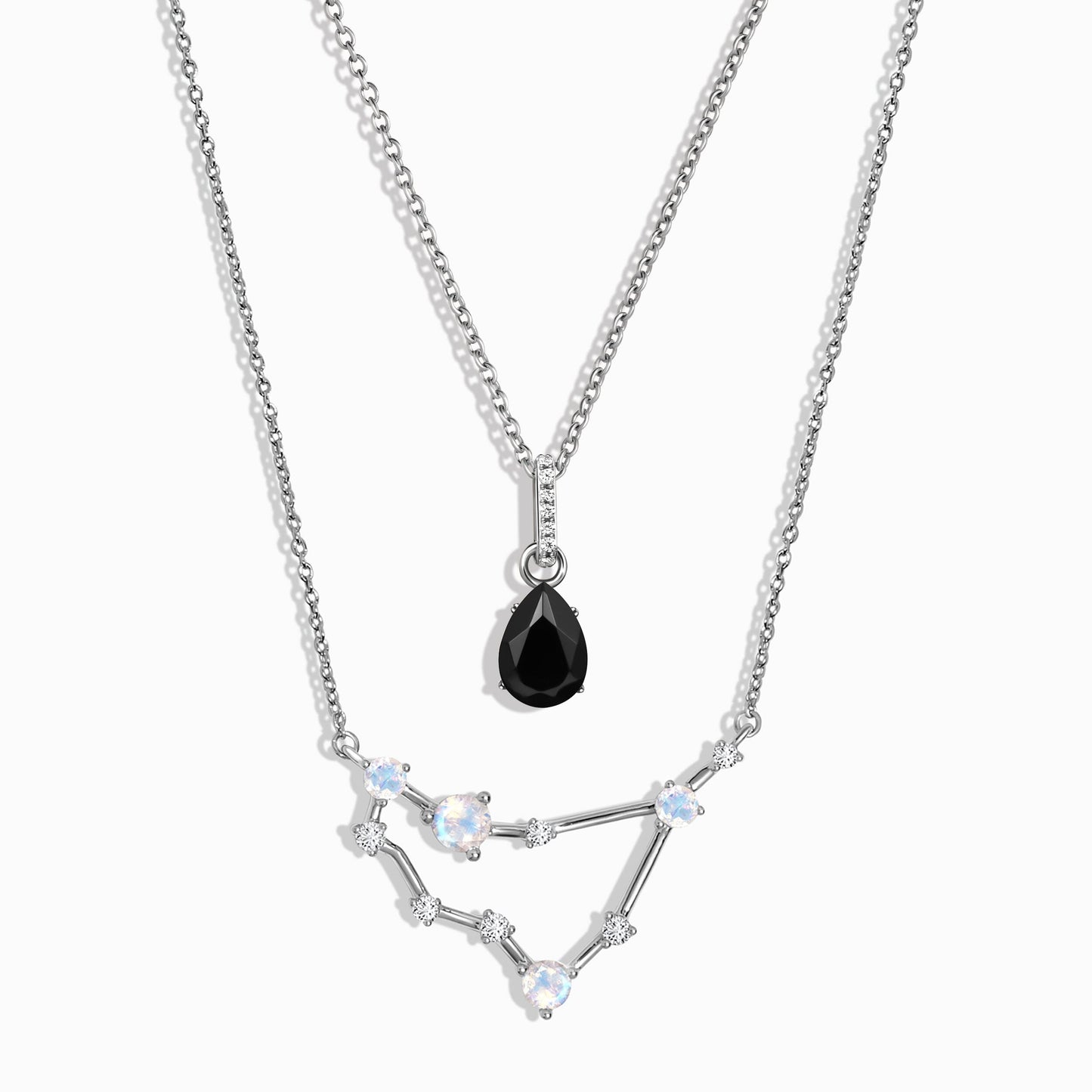 Constellation du Capricorne et onyx noir