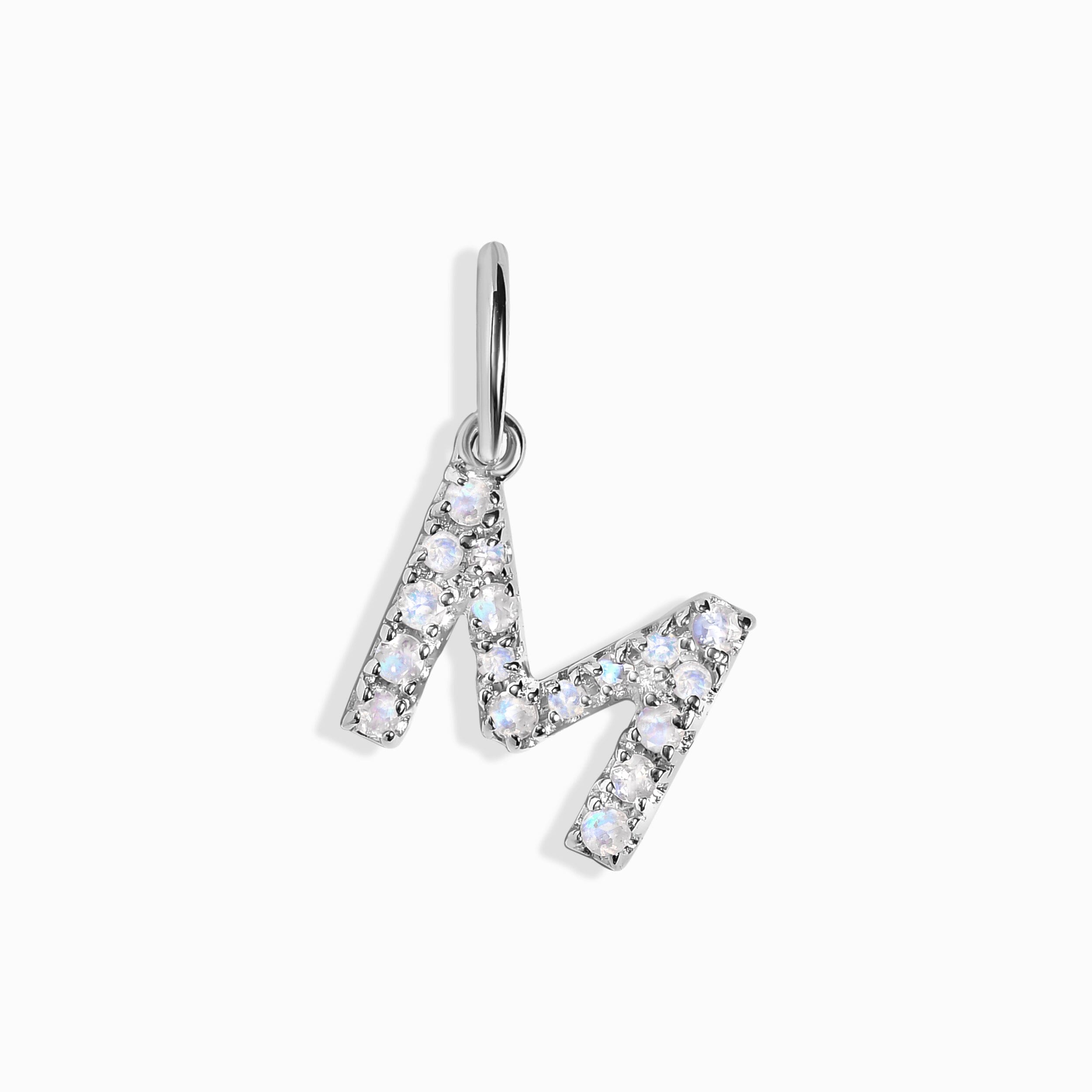 Moonstone Charm - Alphabet