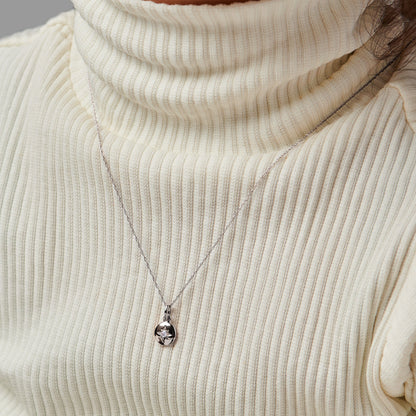 Pendentif Pierre de Lune - Étoile du Nord