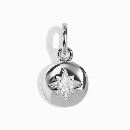 Pendentif Pierre de Lune - Étoile du Nord