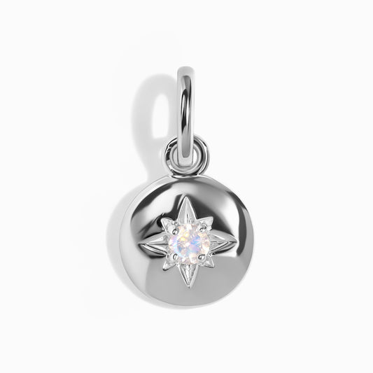 Pendentif Pierre de Lune - Étoile du Nord