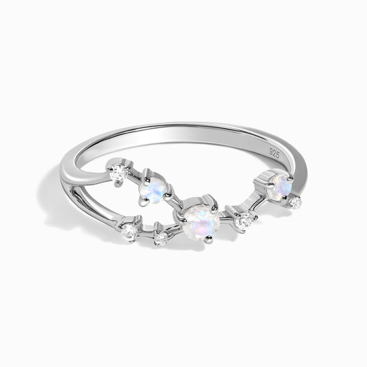 Bague en pierre de lune - Constellation du Taureau