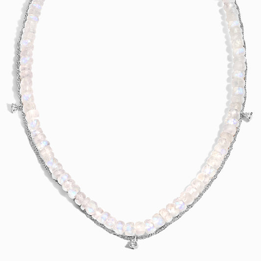 Collier en pierre de lune - Collier de perles superposées