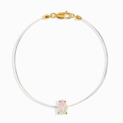 Bracelet Opale Floating Sway - Pierre de naissance d'octobre
