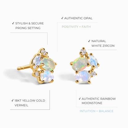 Bague et boucles d'oreilles Orion