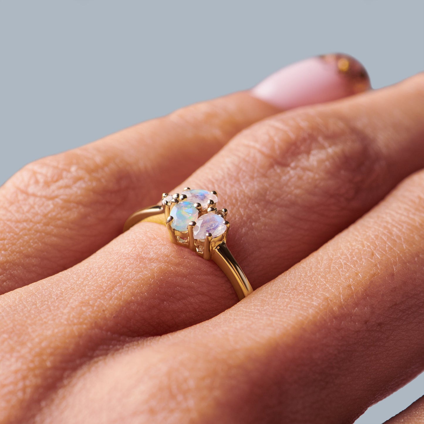 Bague Opale Pierre de Lune - Orion