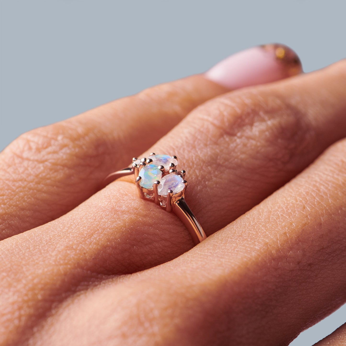 Bague Opale Pierre de Lune - Orion