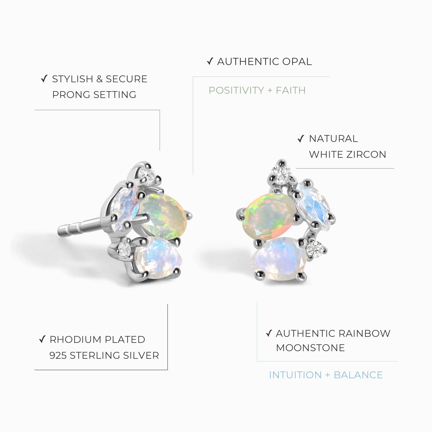 Bague et boucles d'oreilles Orion