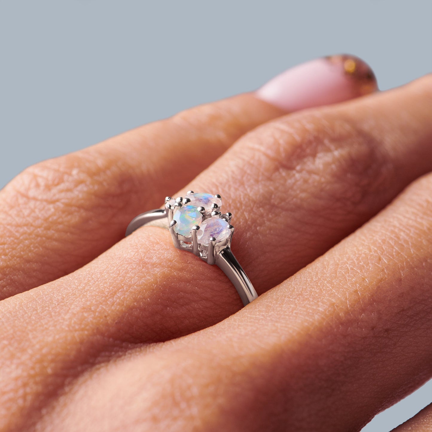 Bague Opale Pierre de Lune - Orion