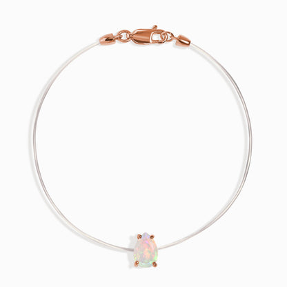 Bracelet Opale Floating Sway - Pierre de naissance d'octobre