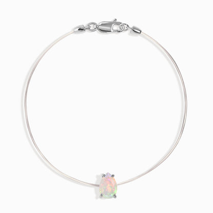 Bracelet Opale Floating Sway - Pierre de naissance d'octobre