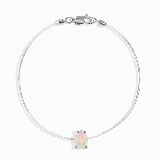 Bracelet Opale Floating Sway - Pierre de naissance d'octobre