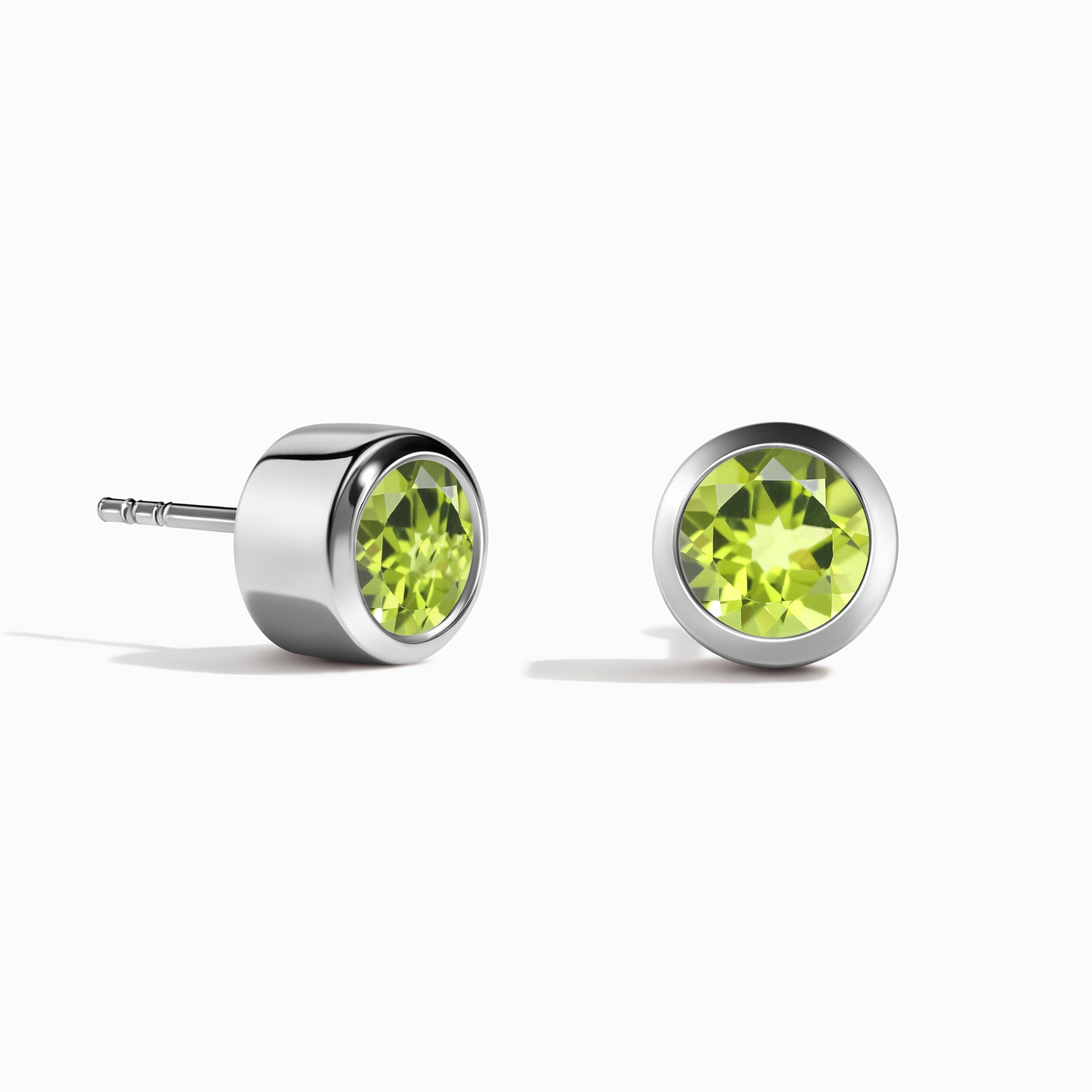 Peridot Studs - Solitaire