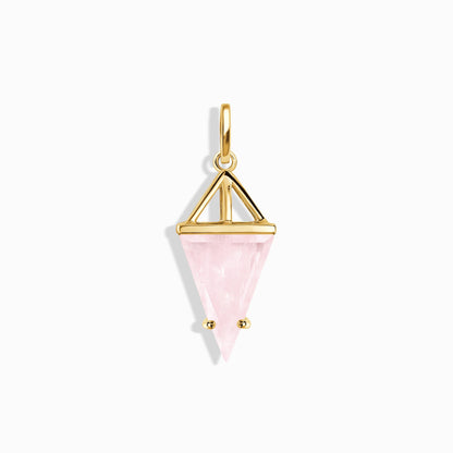 Breloque en quartz rose - Héroïne