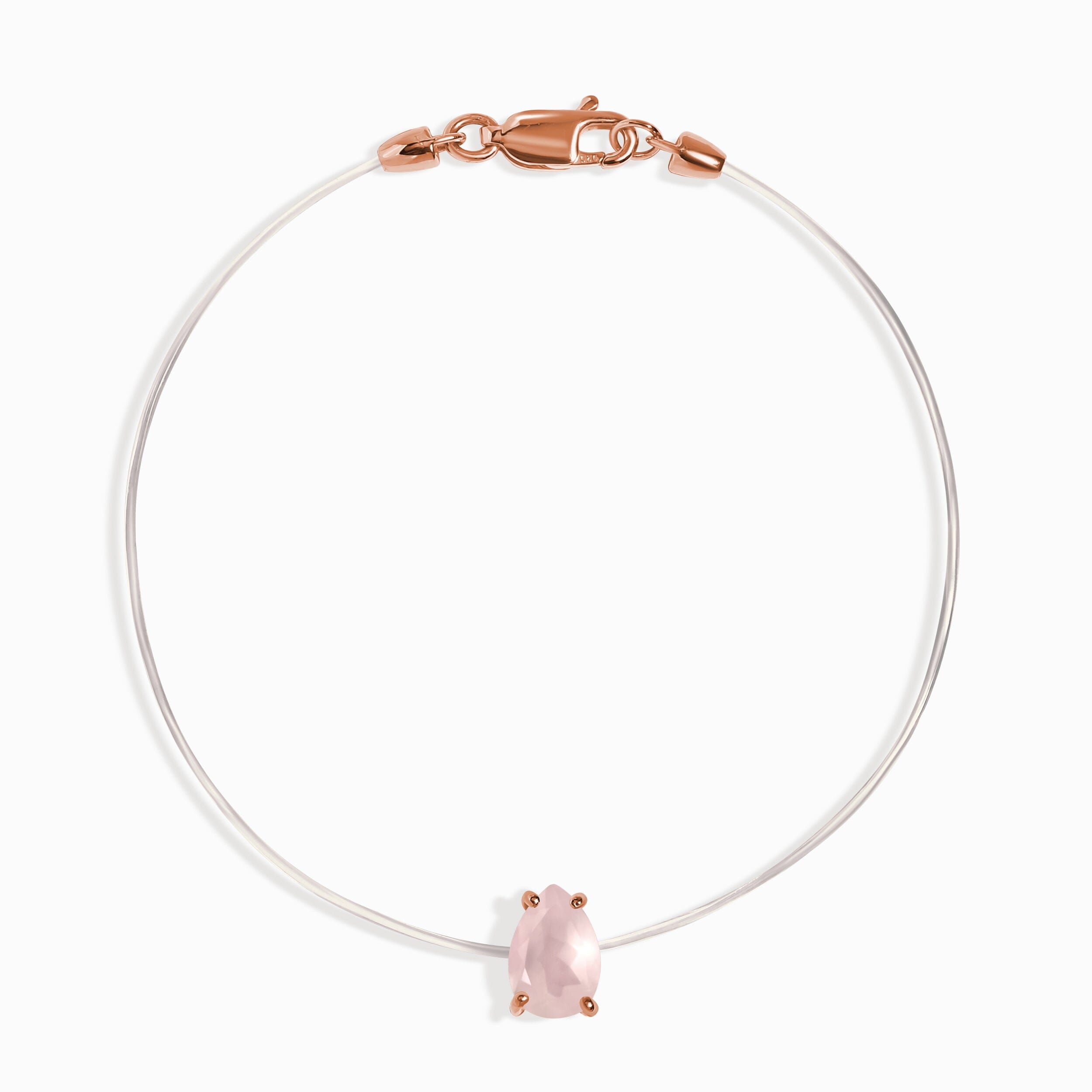 Rose Quartz Bracelet - Floating Sway