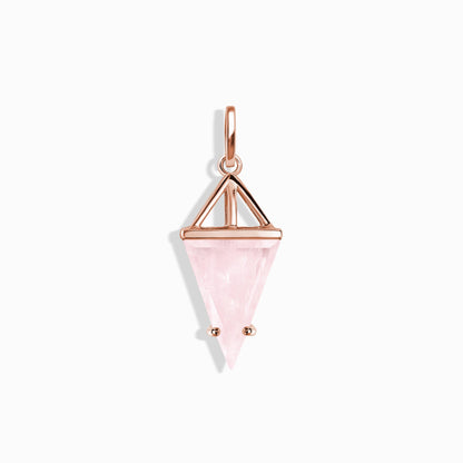 Breloque en quartz rose - Héroïne