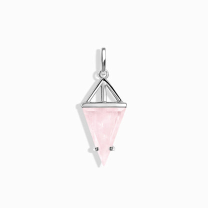 Breloque en quartz rose - Héroïne