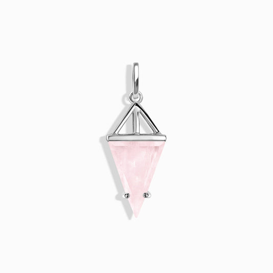 Breloque en quartz rose - Héroïne