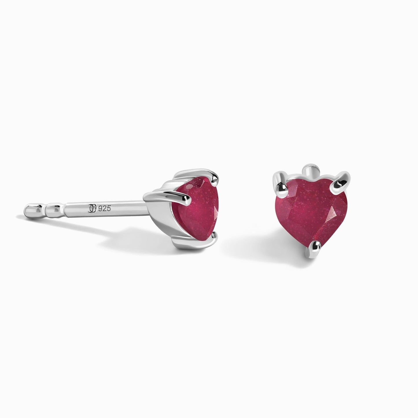 Boucles d'oreilles Rubis - Amour