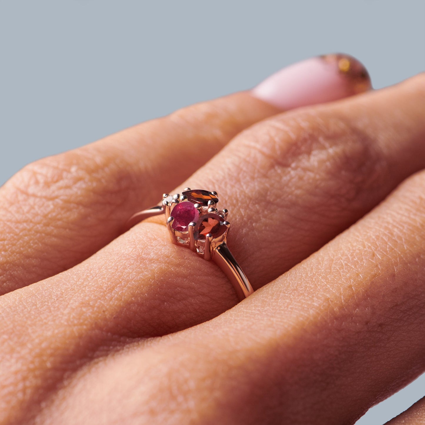 Bague Rubis Grenat - Orion