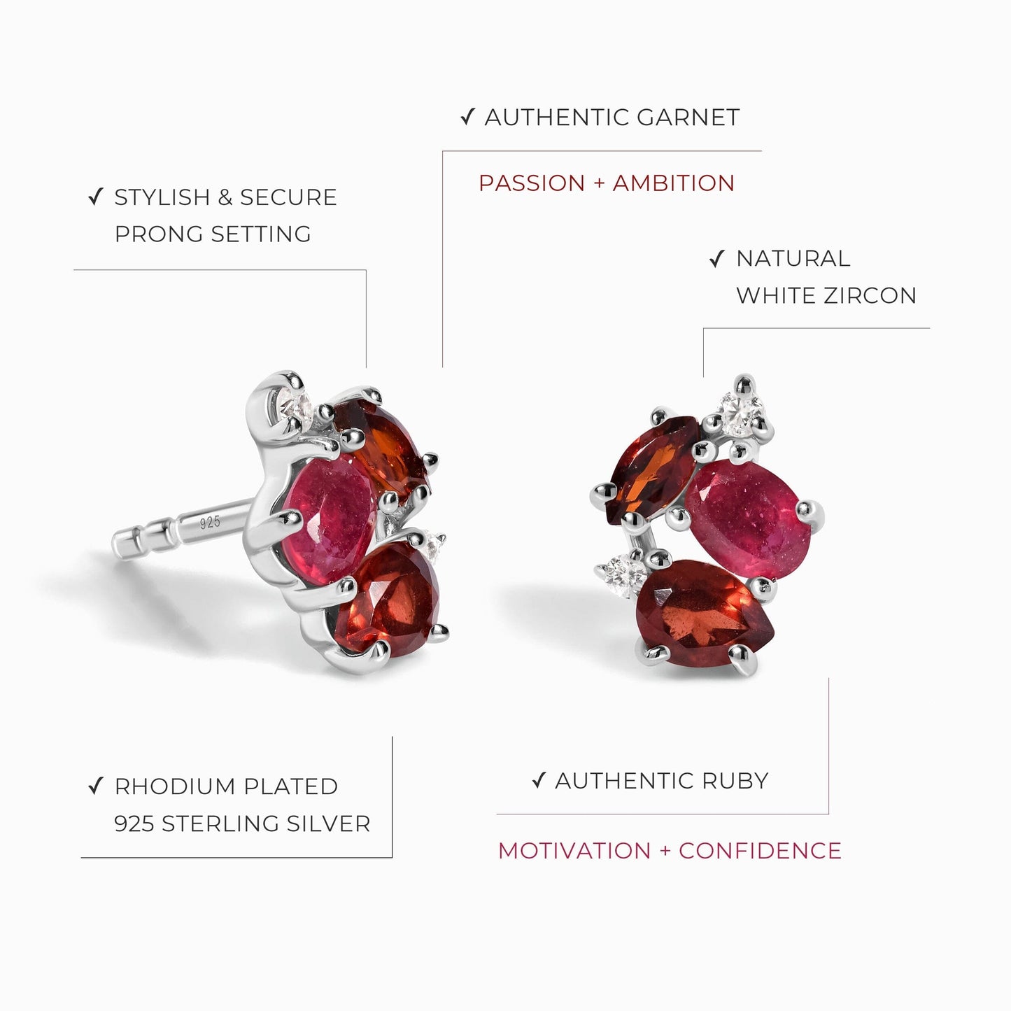Elle est remarquable (Rubis et Grenat) - Coffret cadeau