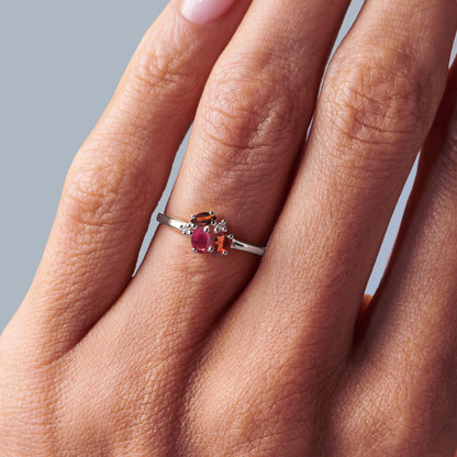 Bague Rubis Grenat - Orion