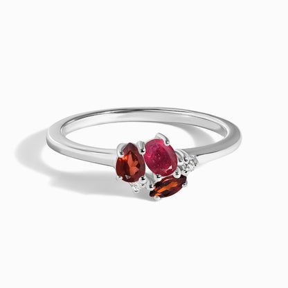 Bague Rubis Grenat - Orion