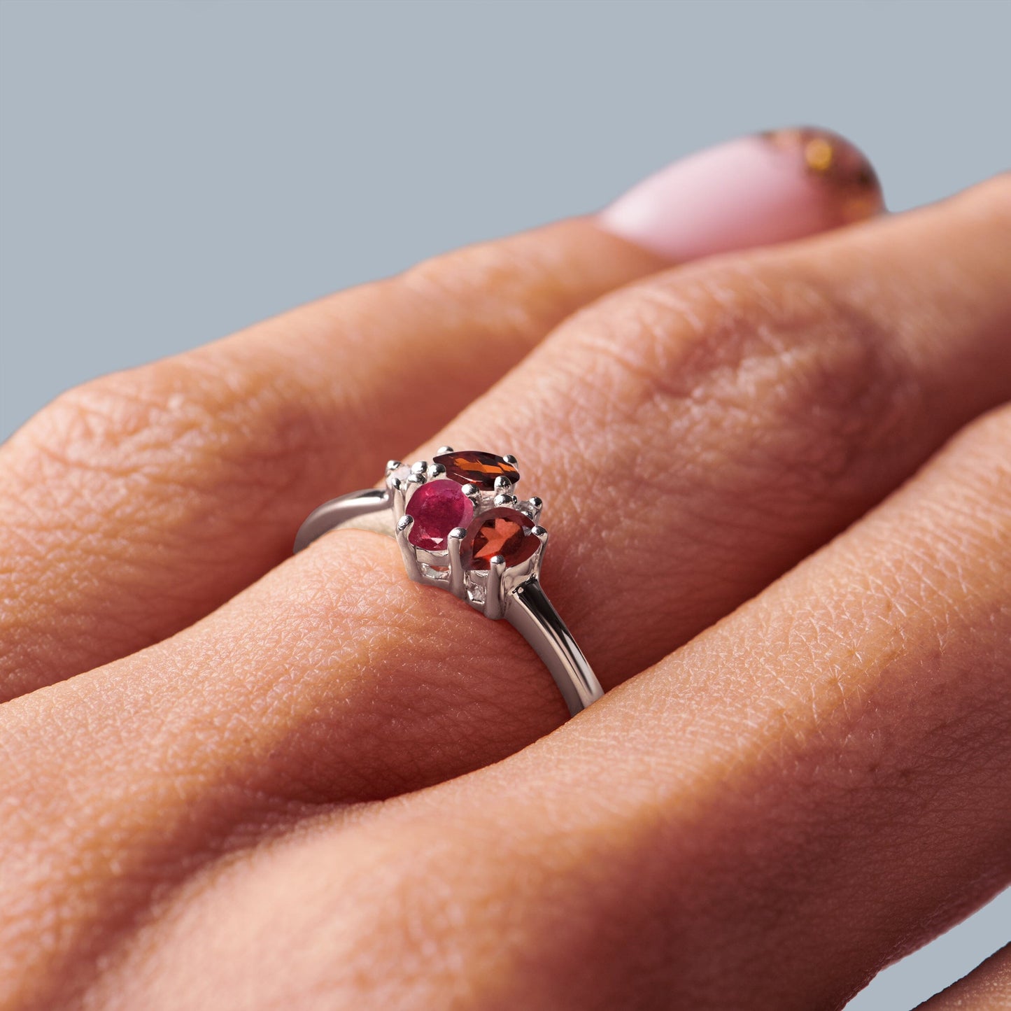 Bague Rubis Grenat - Orion