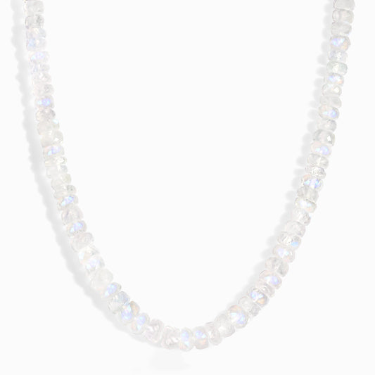 Collier de perles - Pierre de lune