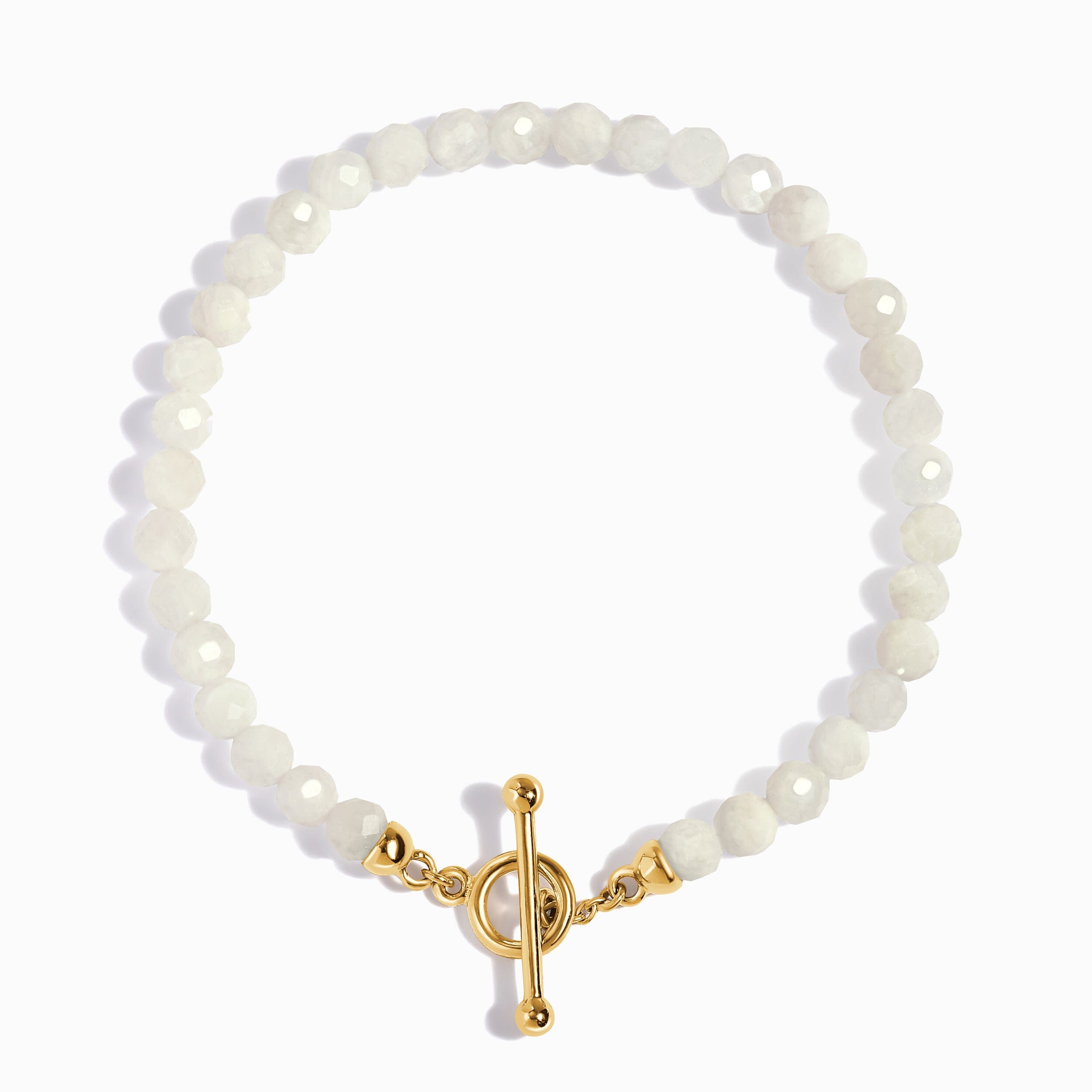 White Moonstone T-Lock Beads Bracelet - Raise Your Vibrations