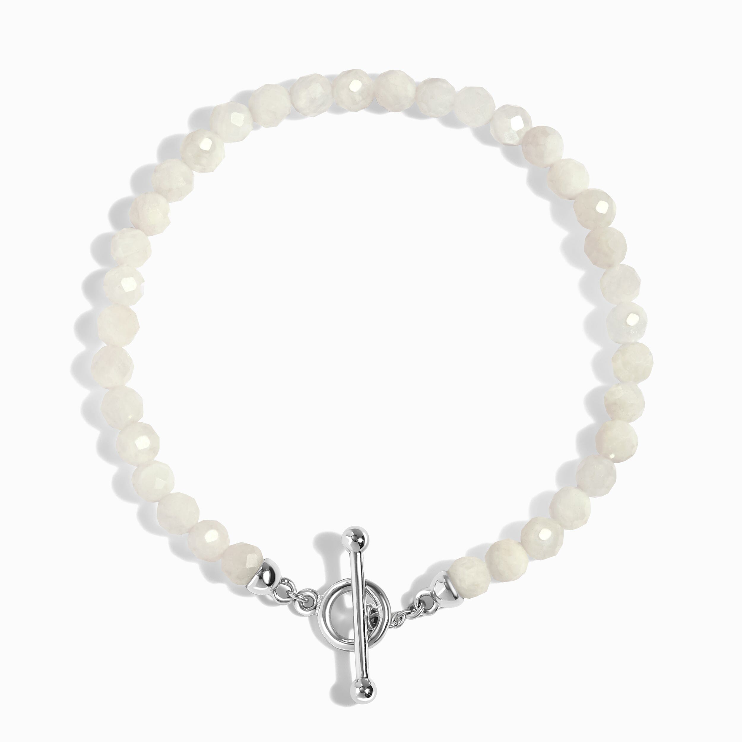 White Moonstone T-Lock Beads Bracelet - Raise Your Vibrations